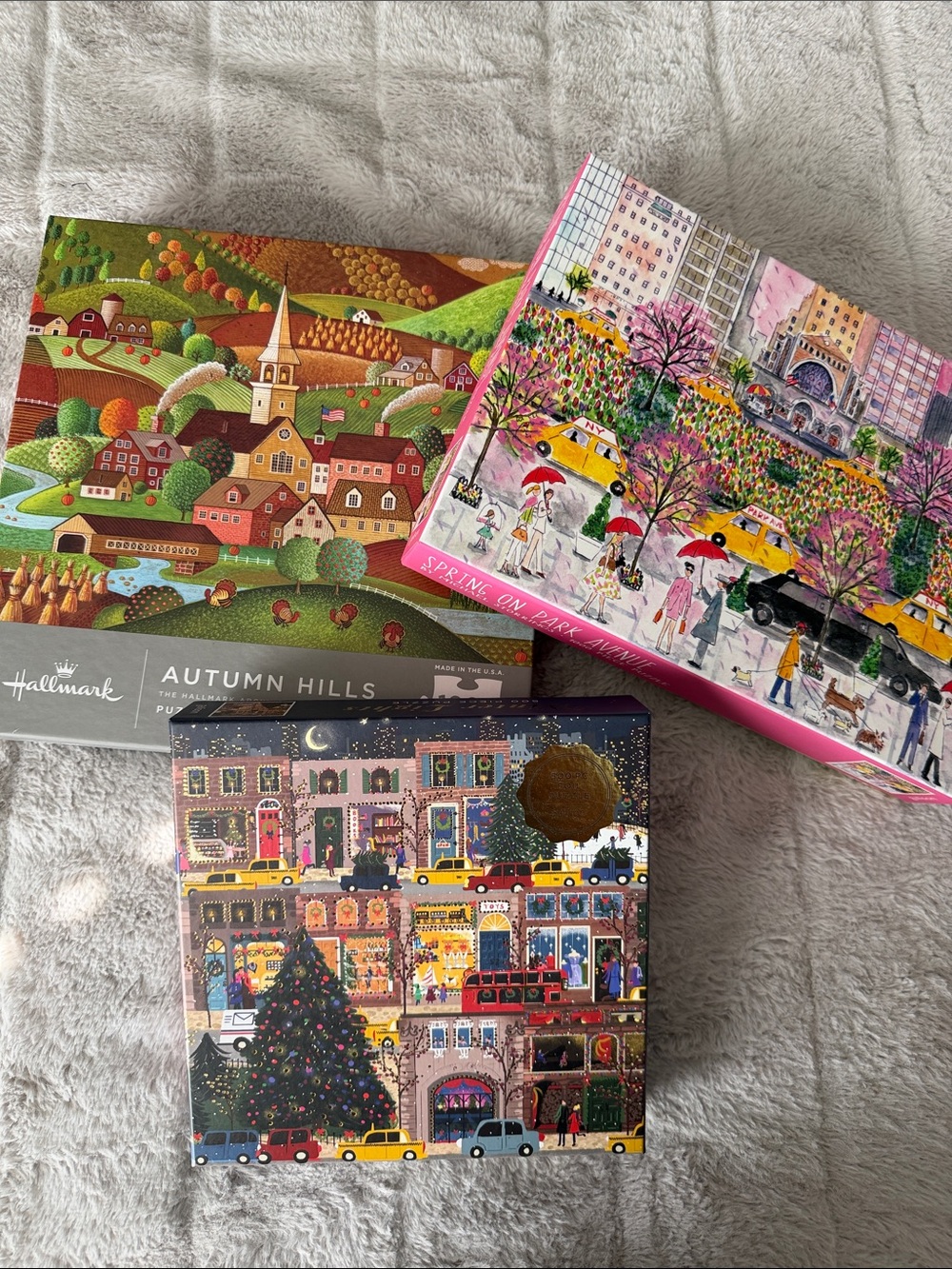 Hallmark & Galison Scenic Puzzle Bundle